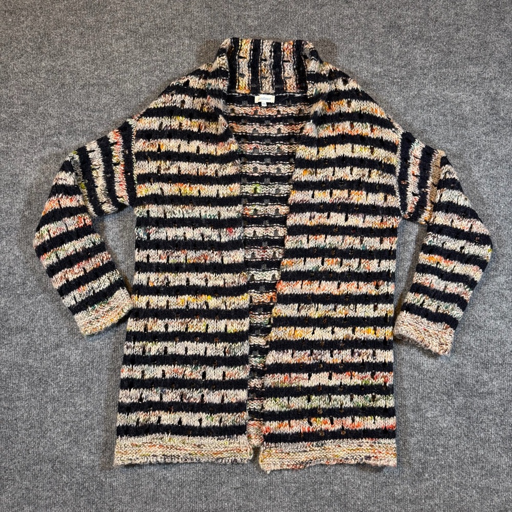Sundance Sunset Melange Womens Cardigan Sweater‎ PXS Open Knit Wool Blend